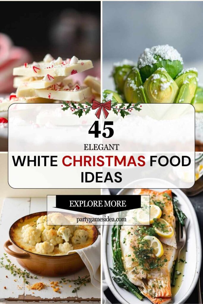 White Christmas Food Ideas