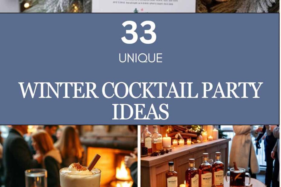 Winter Cocktail Party Ideas