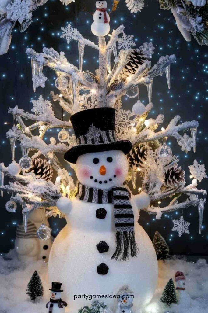 Winter Wonderland Snowman Tree