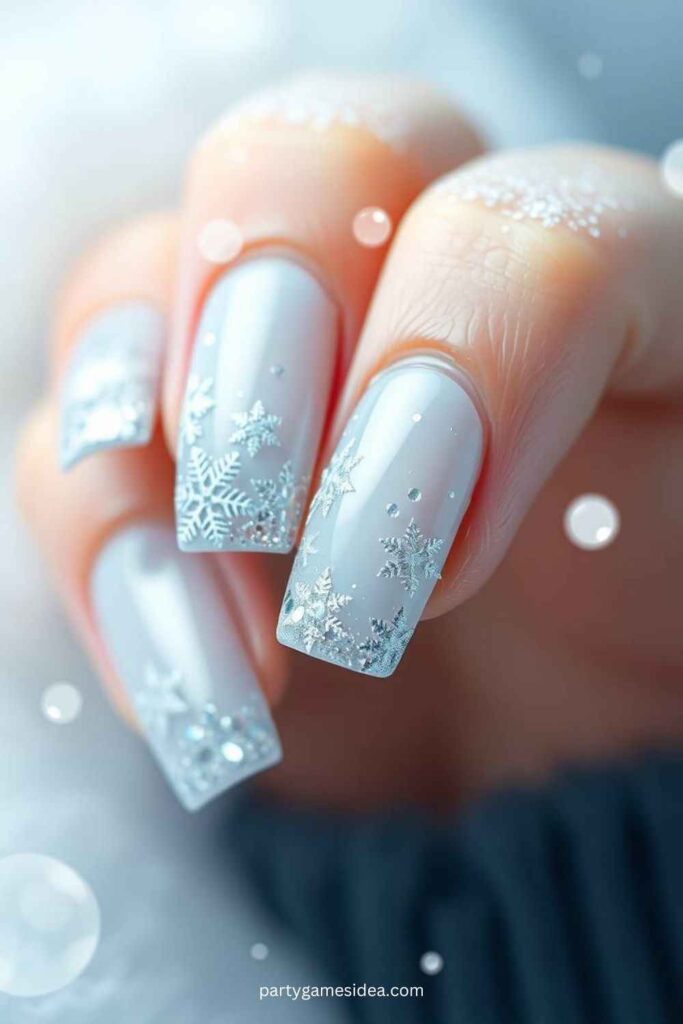 Winter Wonderland Theme Nails