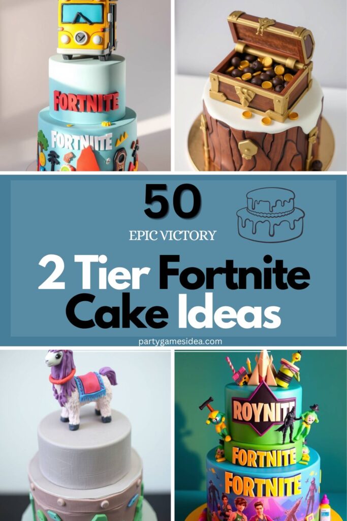 2 Tier Fortnite Cake Ideas