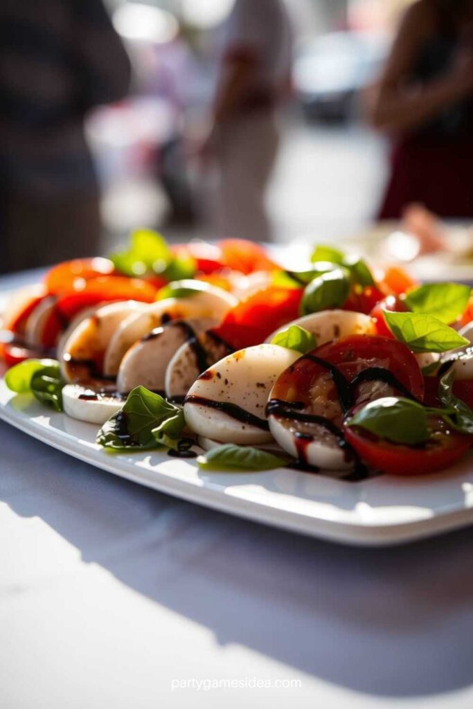 A Caprese Salad