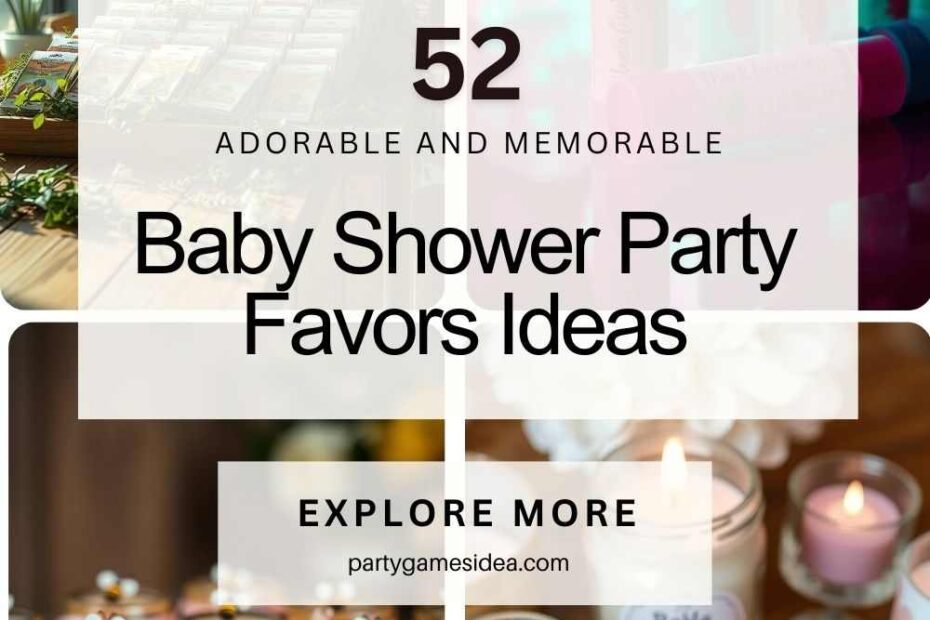 Baby Shower Party Favors Ideas