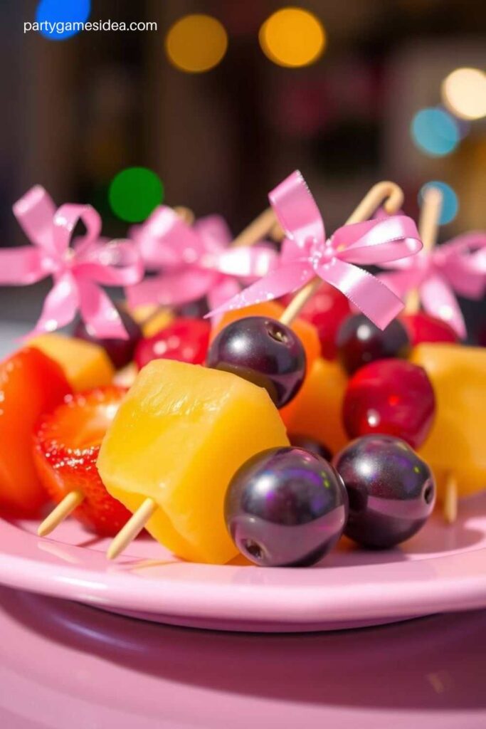 Barbie Dream Fruit Skewers