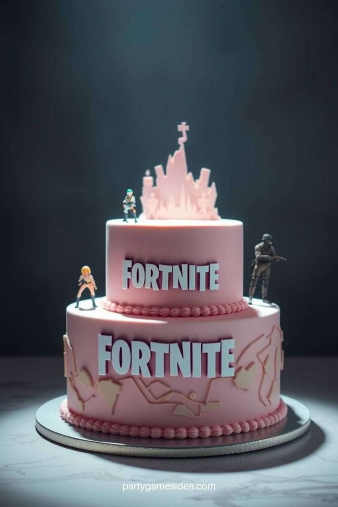 Battle Royale Map Cake