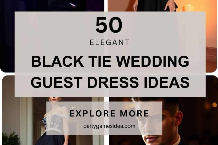 Black Tie Wedding Guest Dress