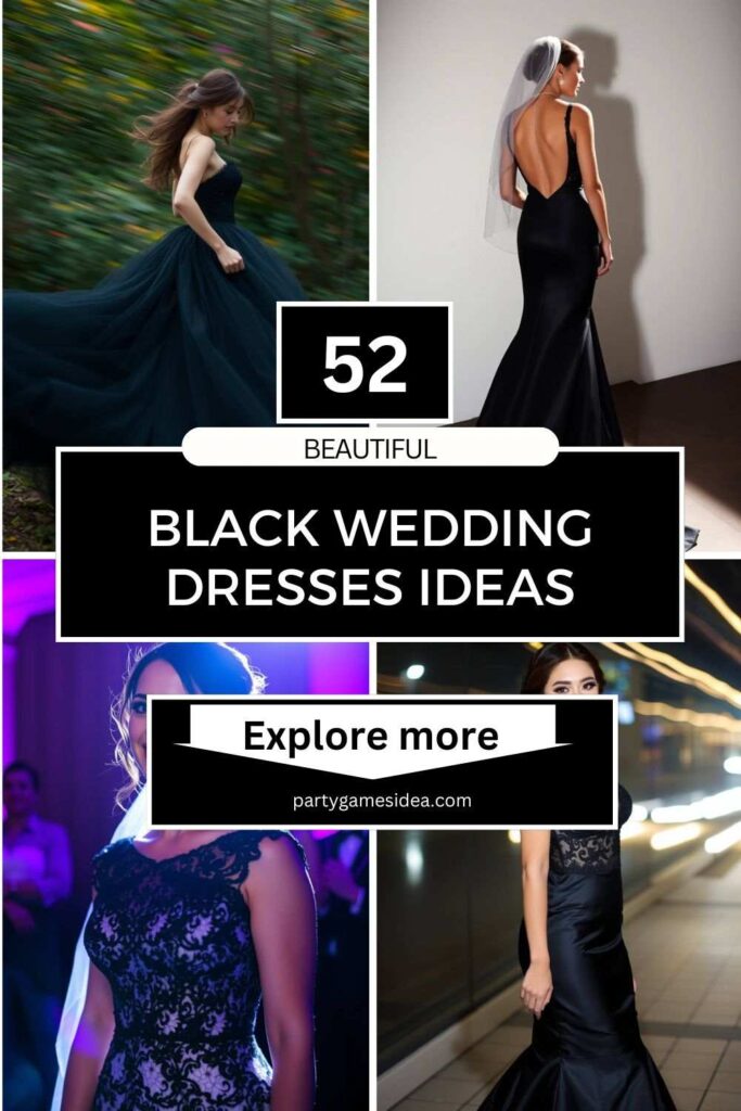 Black Wedding Dresses Ideas