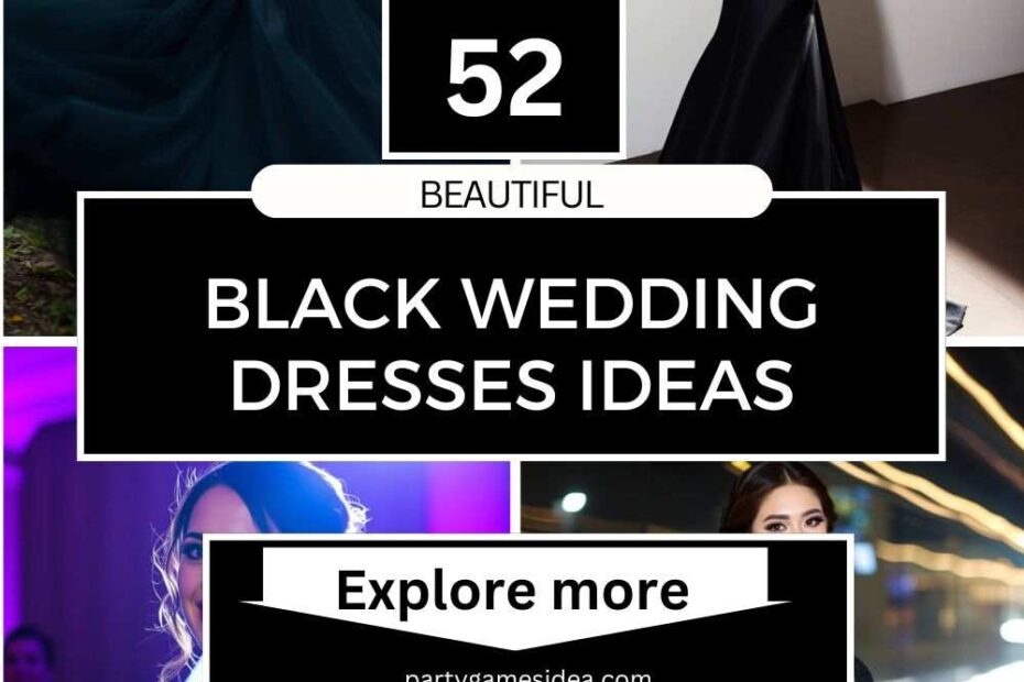 Black Wedding Dresses Ideas