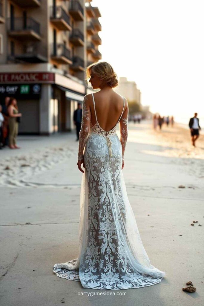 Boho Lace Gown