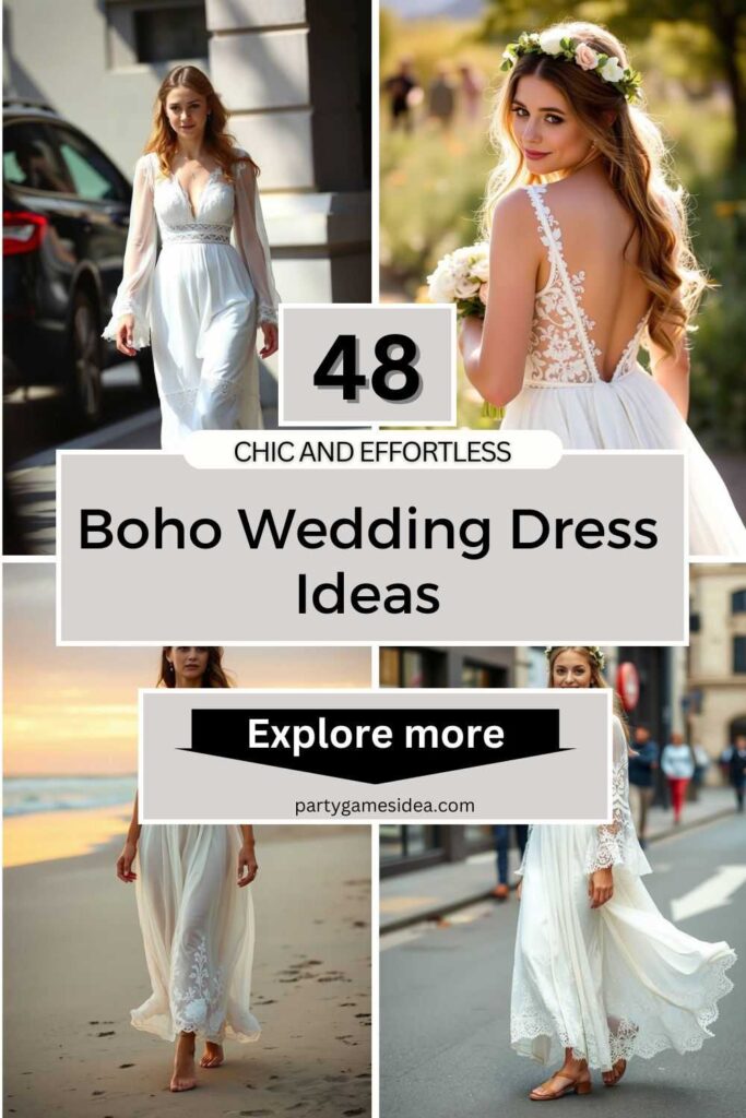 Boho Wedding Dress Ideas