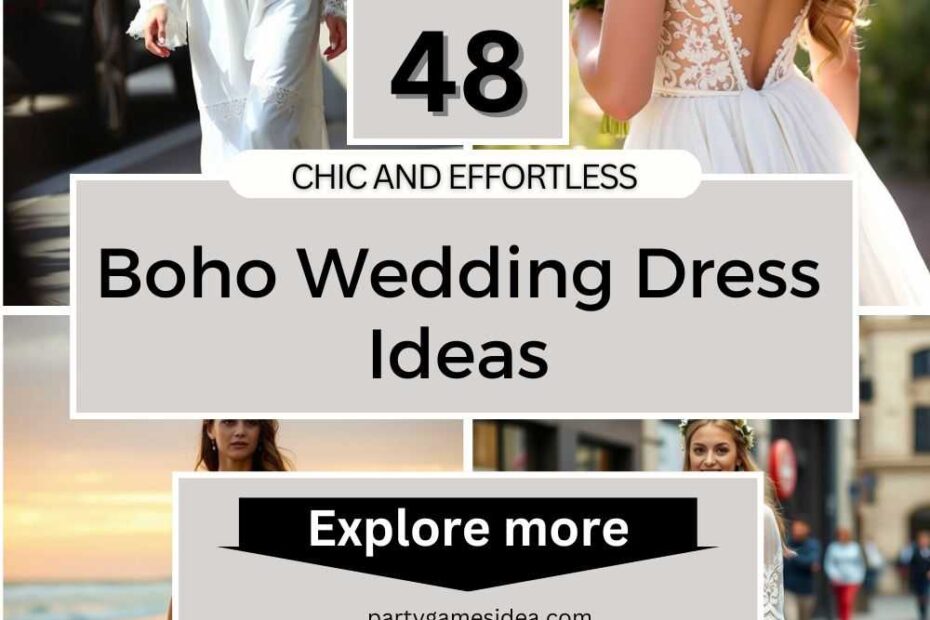 Boho Wedding Dress Ideas