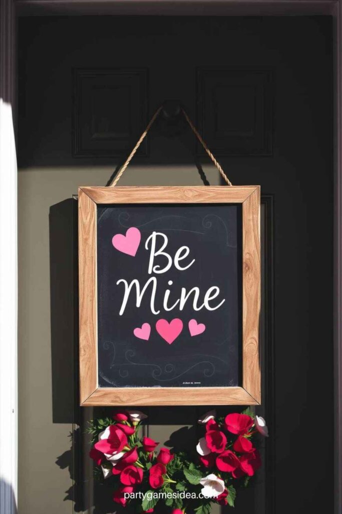 Chalkboard Door Sign