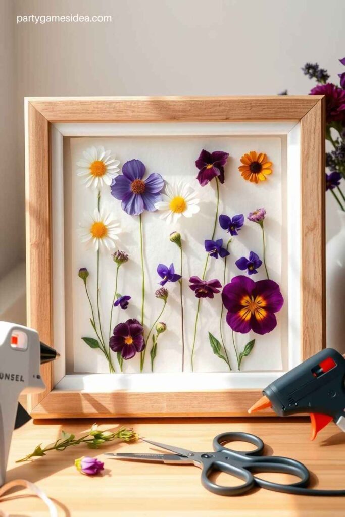 DIY Pressed Flower Art