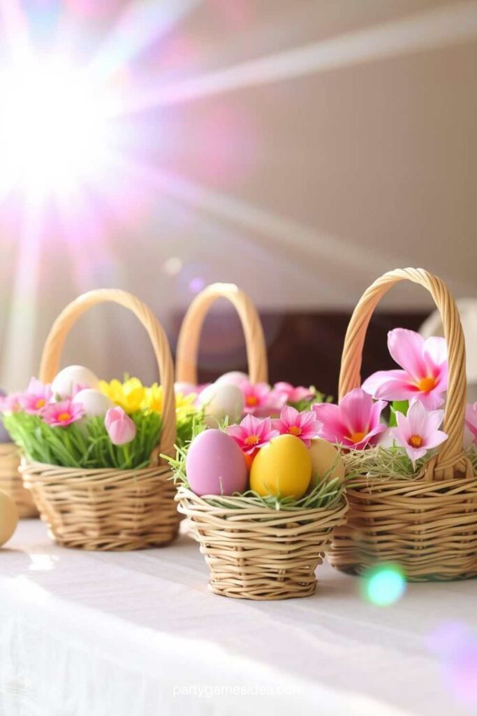 Easter Basket Centerpieces