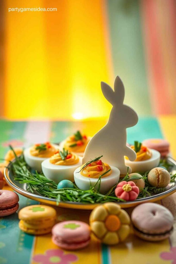 Easter Bunny Deviled Eggs