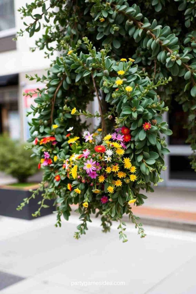 Eucalyptus and Wildflower Wreath