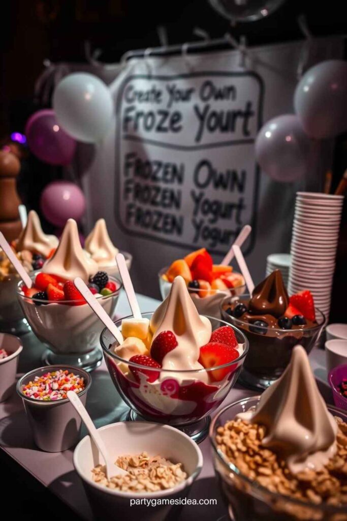 Frozen Yogurt Bar