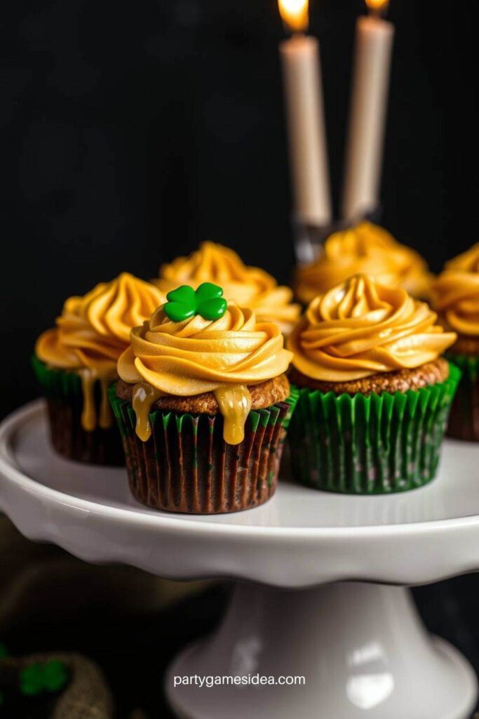 Gold Drip Cupcakes