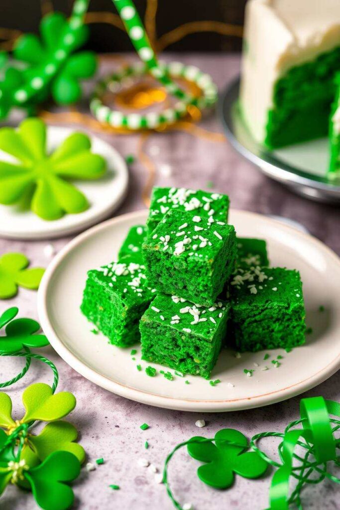 Green Velvet Cake Bites