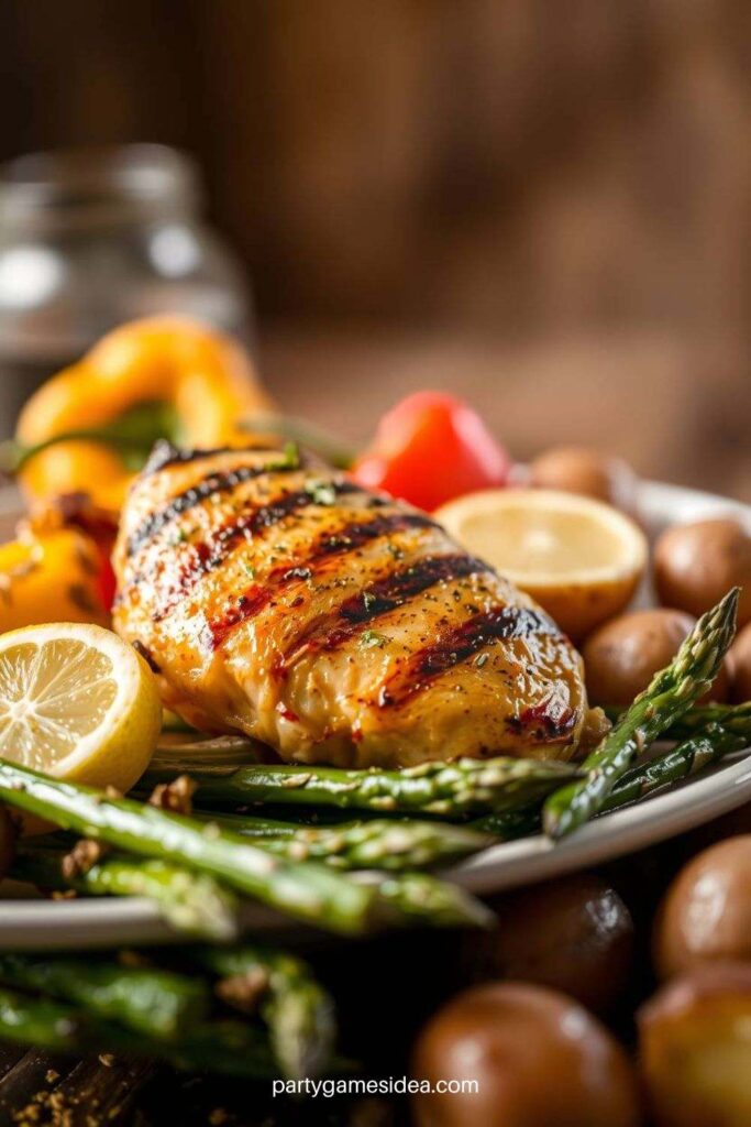 Grilled Lemon Herb Chicken