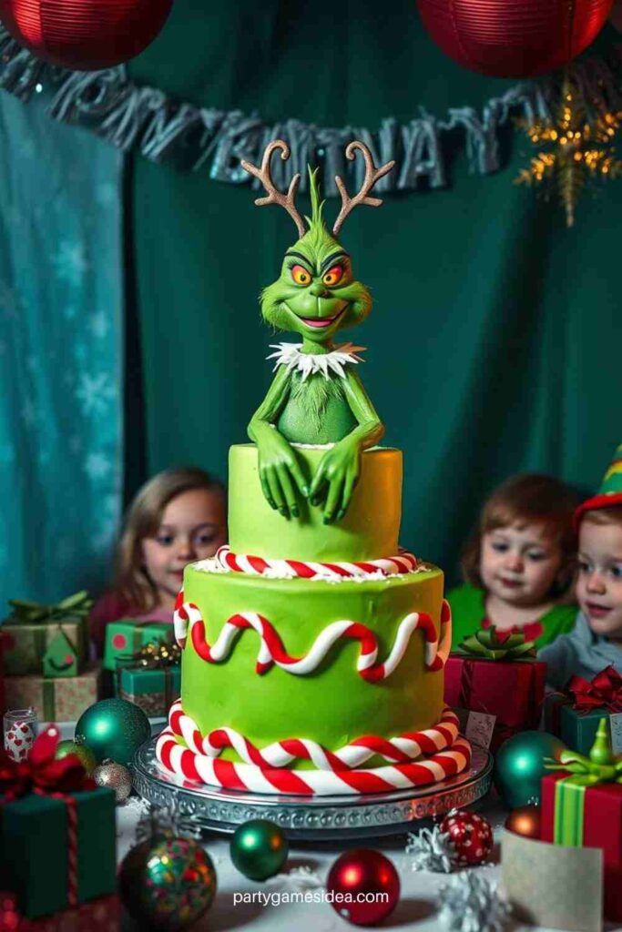 Grinch and Max Cake