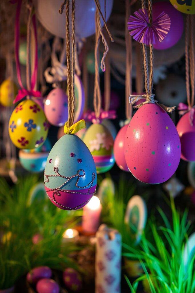 Hanging Easter Eggs