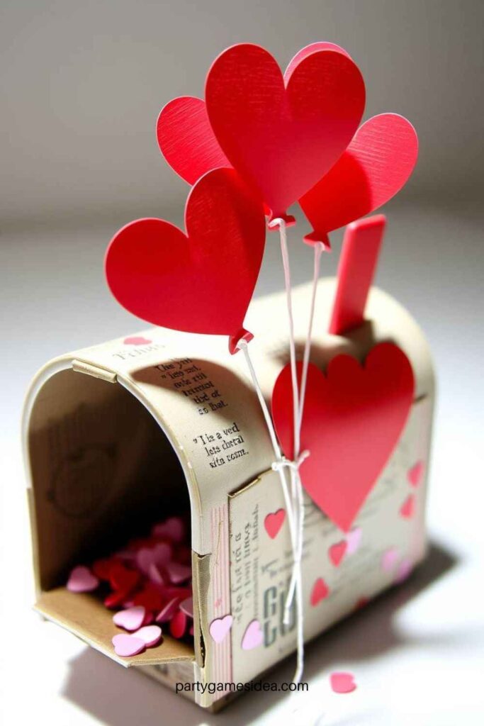 Heart Balloon Mailbox