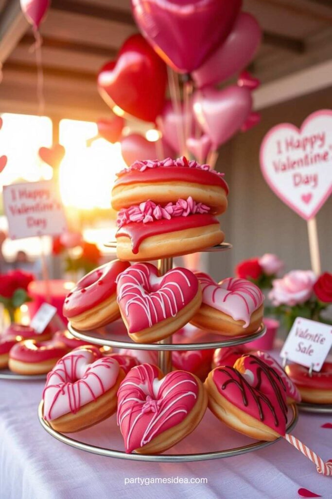 Heart-Shaped Donuts