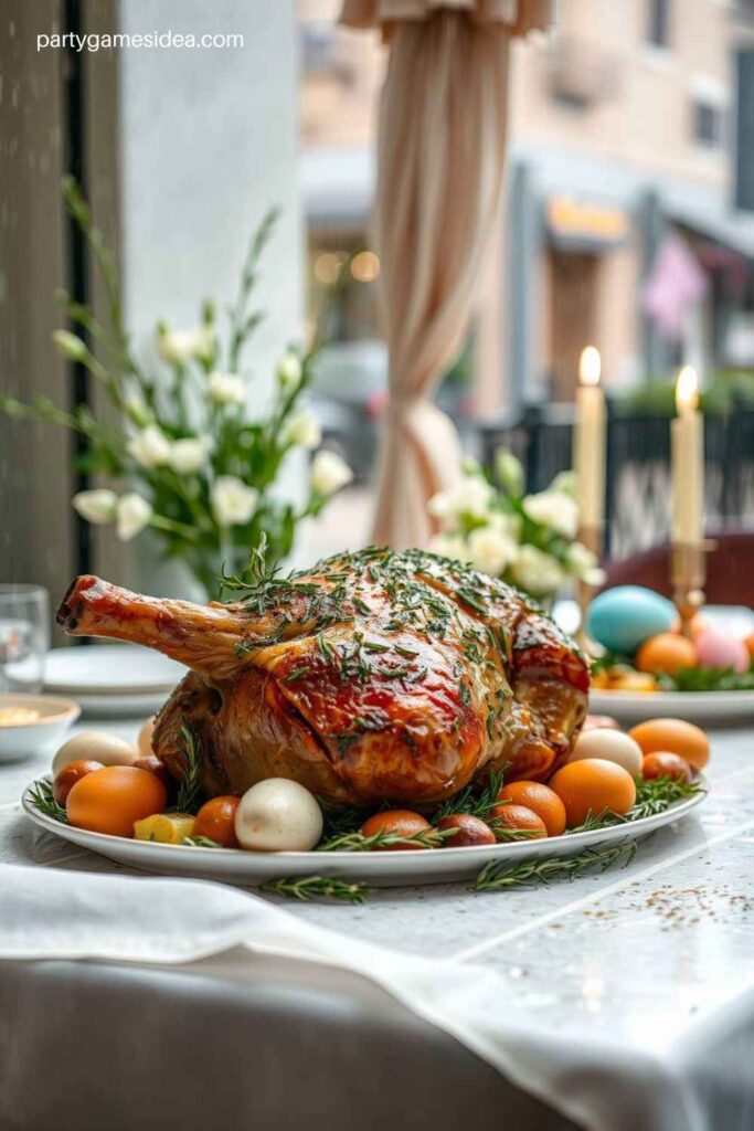 Herb-Crusted Roast Lamb