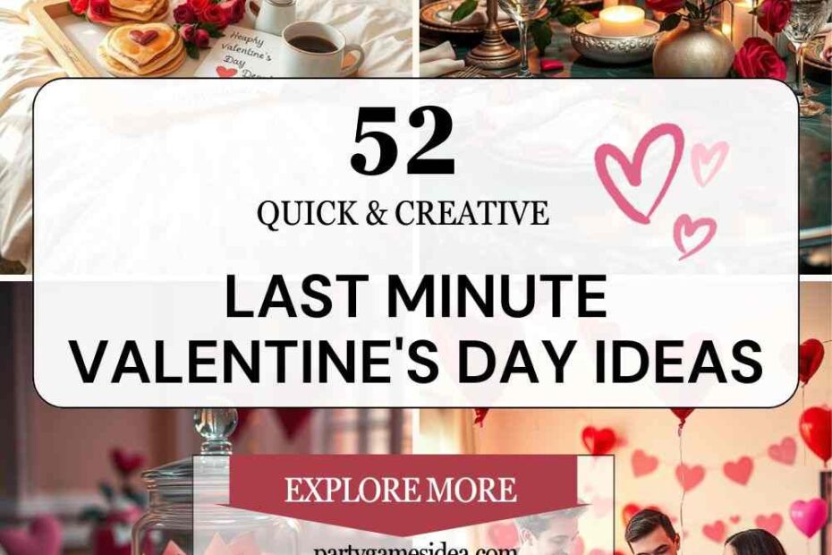 Last Minute Valentine's Day Ideas