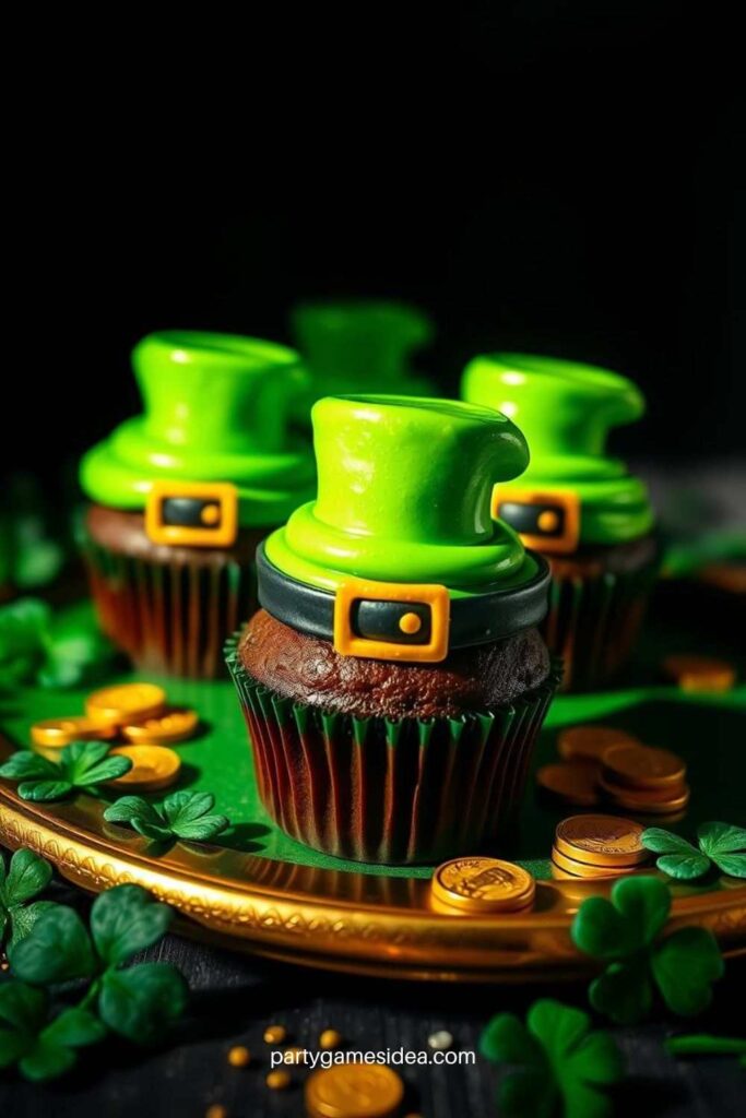 Leprechaun Hat Cupcakes