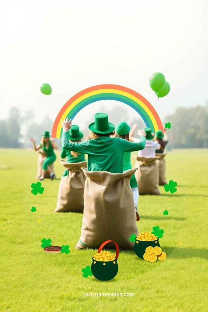 Leprechaun Sack Race