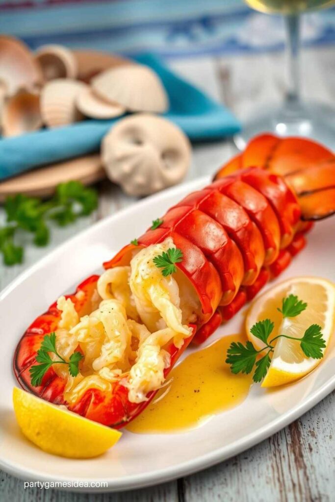 Lobster Tail with Garlic Butter