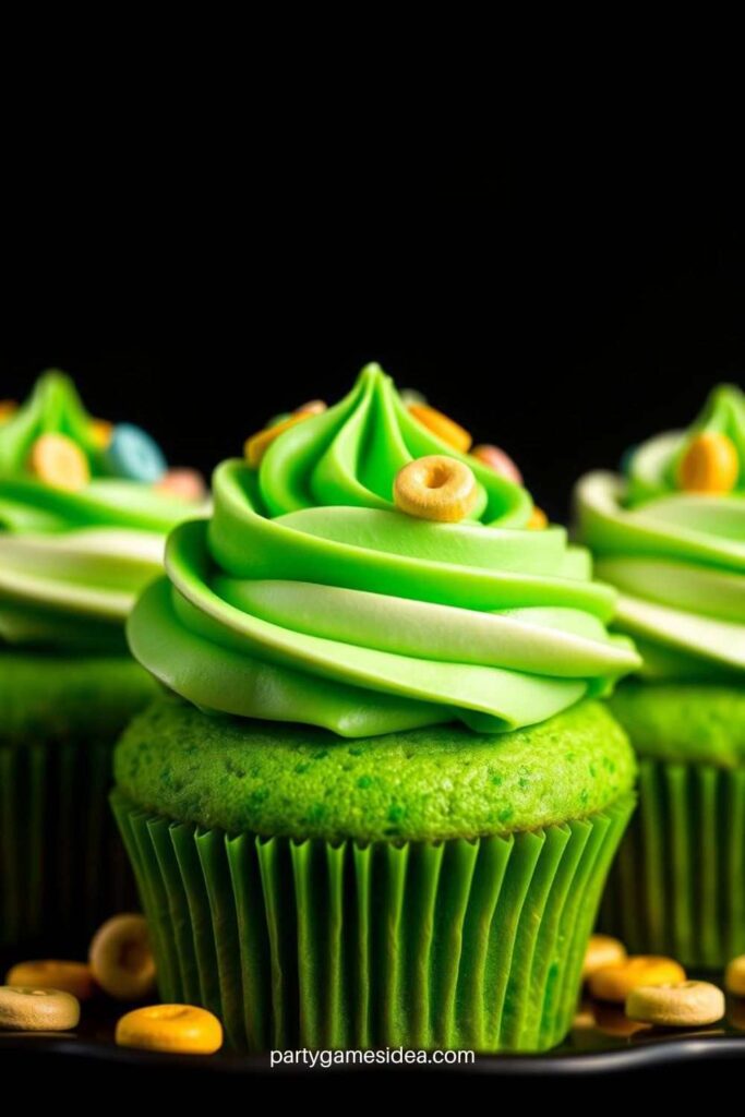 Lucky Charms Cupcakes