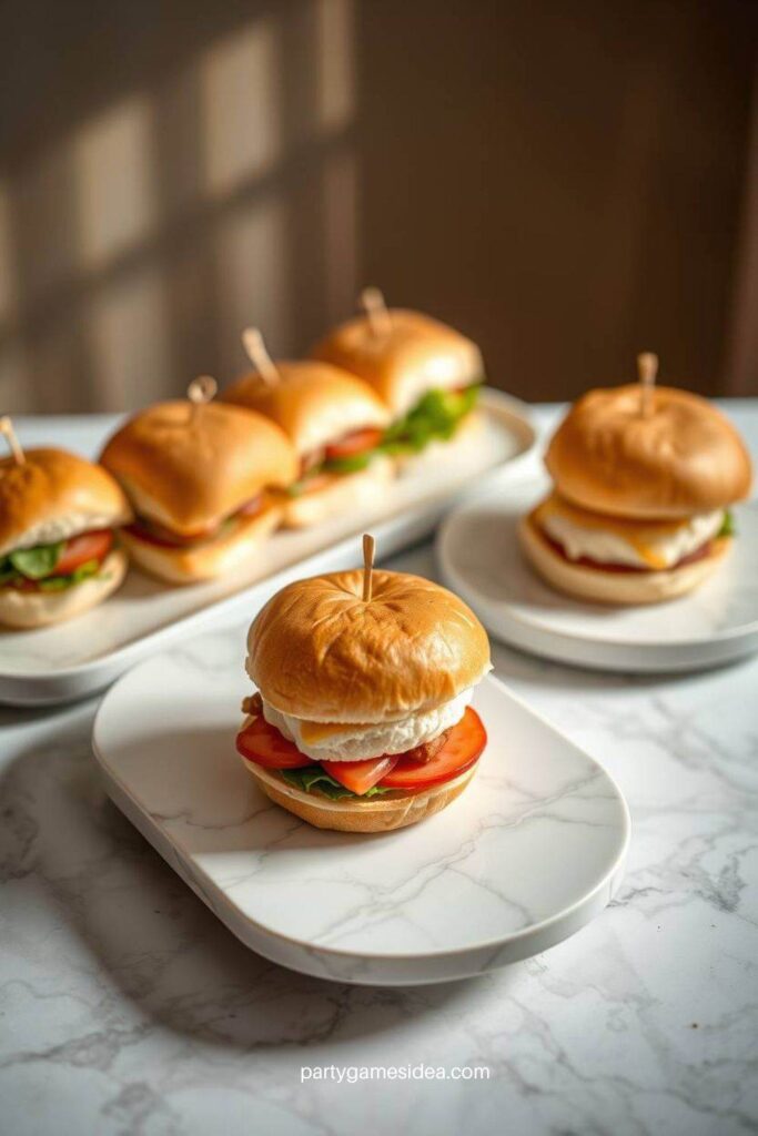 Mini Sandwiches or Sliders Tray