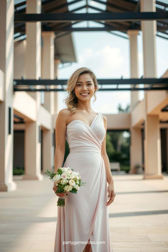 Modern Mix-and-Match Bridesmaid Dresses