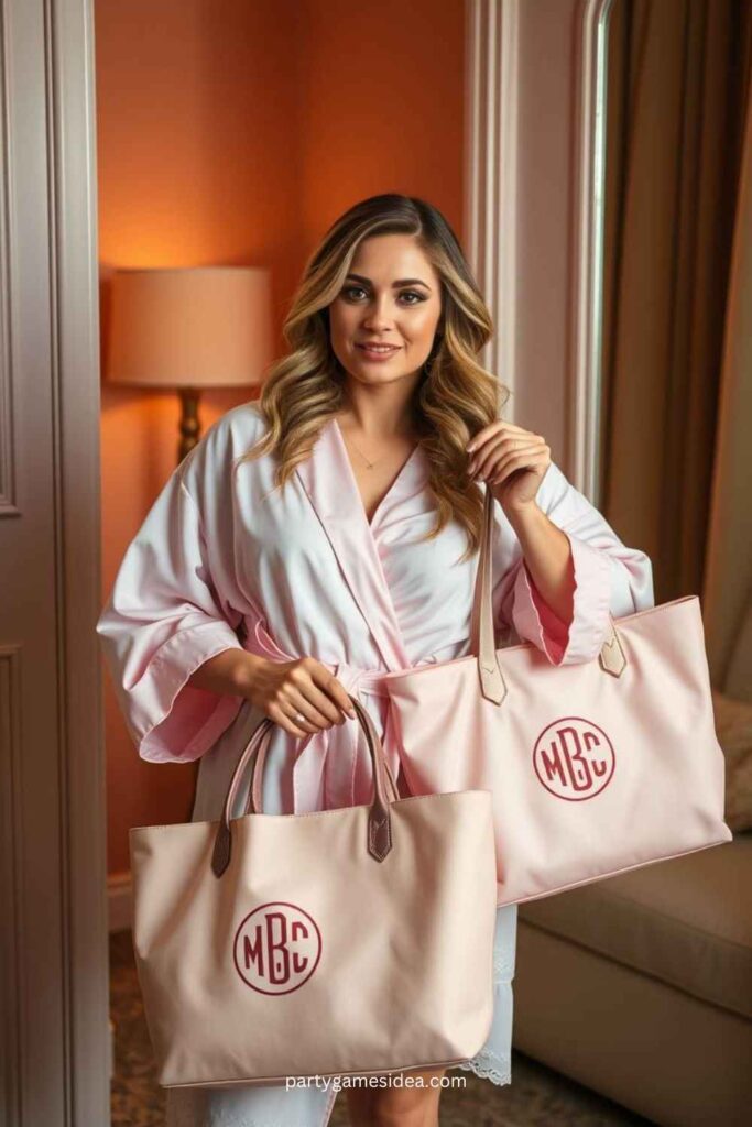 Monogrammed Robes or Tote Bags