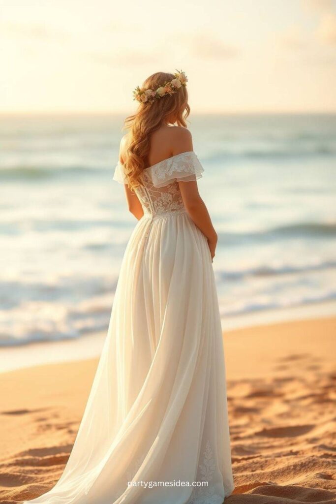 Off-Shoulder Gown