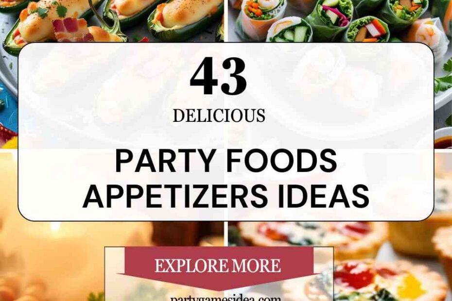 Party Foods Appetizers Ideas