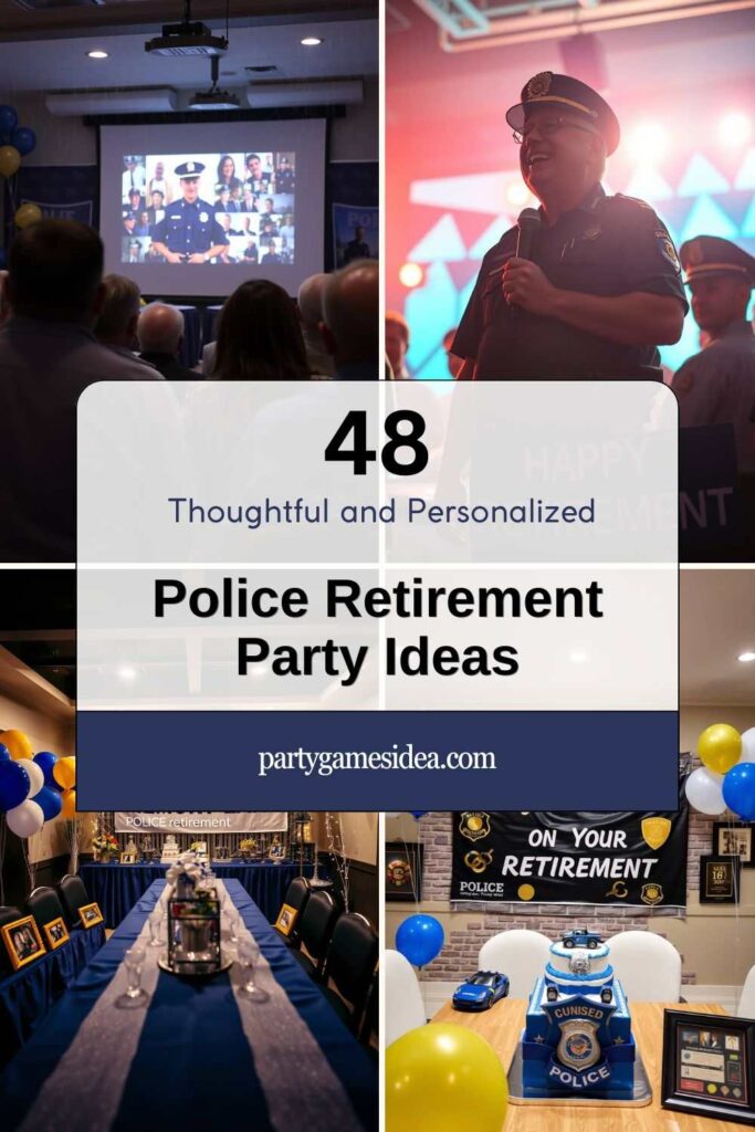 Police Retirement Party Ideas