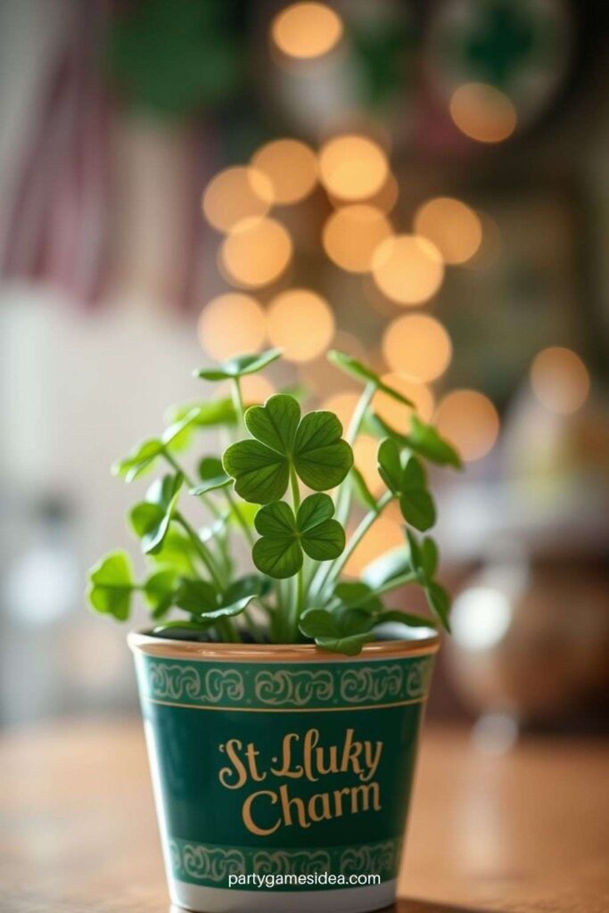 Potted Shamrock Plant