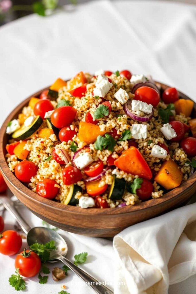 Quinoa and Roasted Vegetable Salad