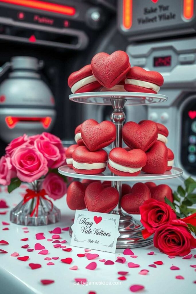 Red Velvet Whoopie Pies