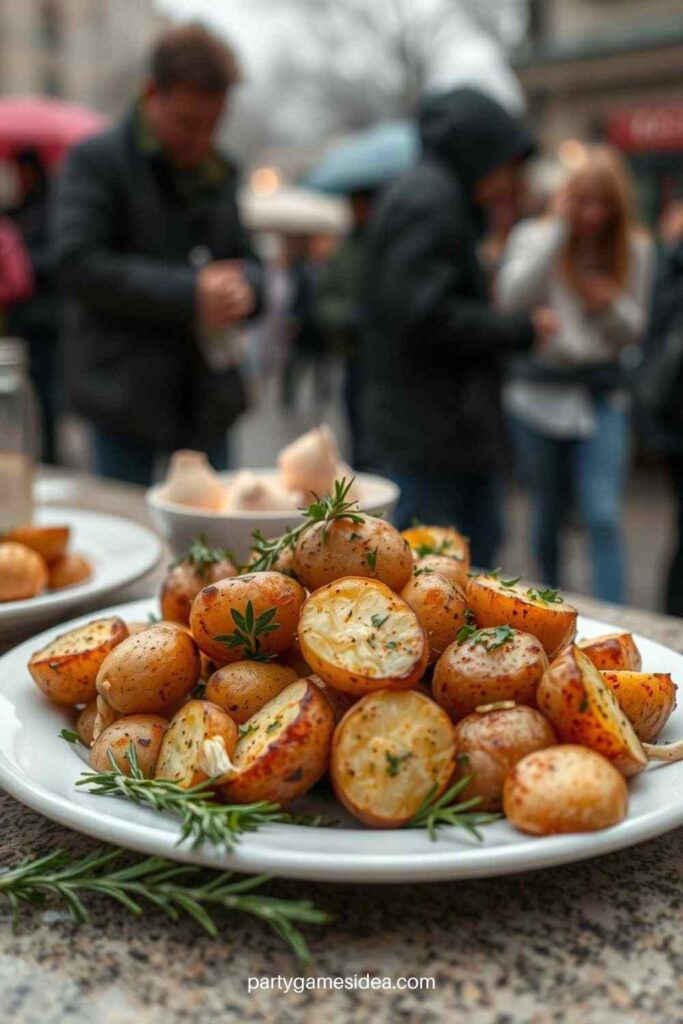 Roasted Baby Potatoes with Garlic