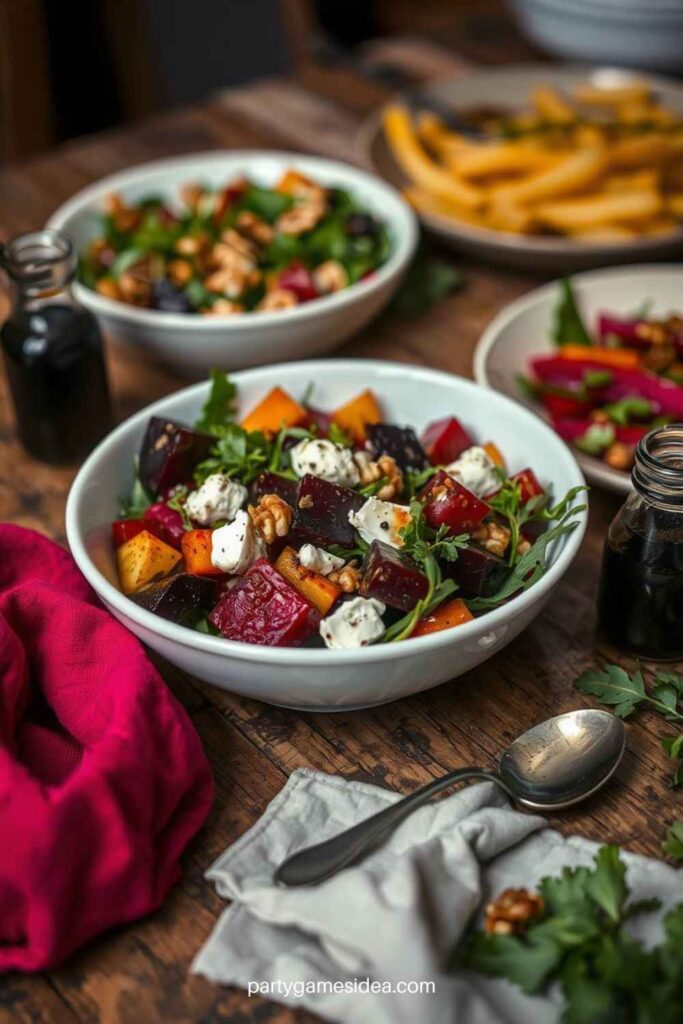 Roasted Beet Salad with Goat Cheese