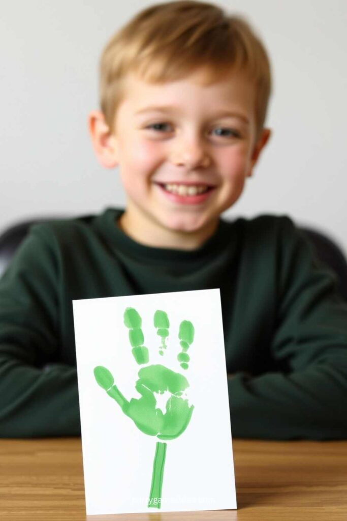 Shamrock Handprint Craft