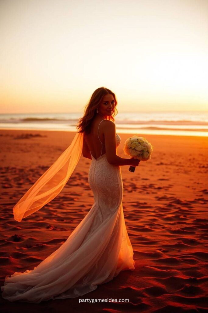 Sheath Gown with Beaded Details