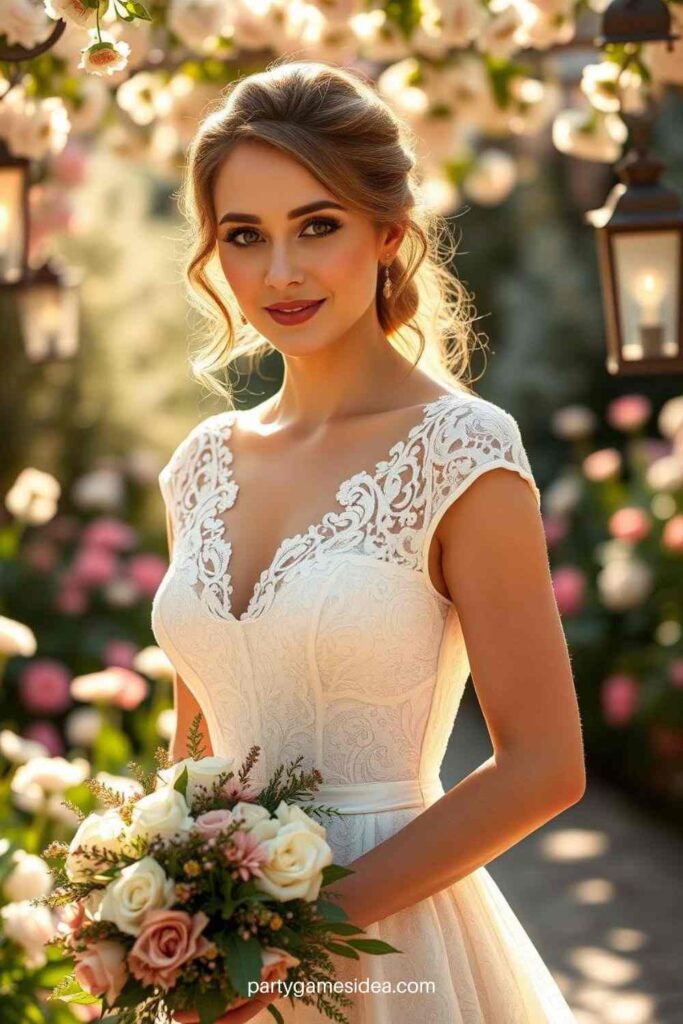 Short Vintage Wedding Dress