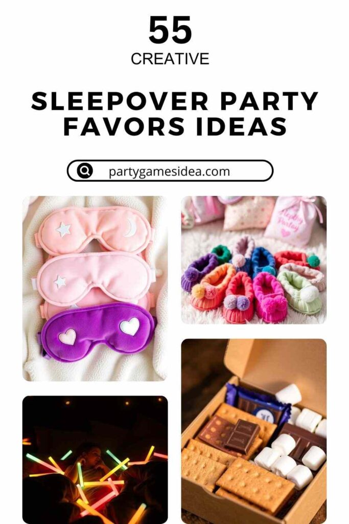 Sleepover Party Favors Ideas