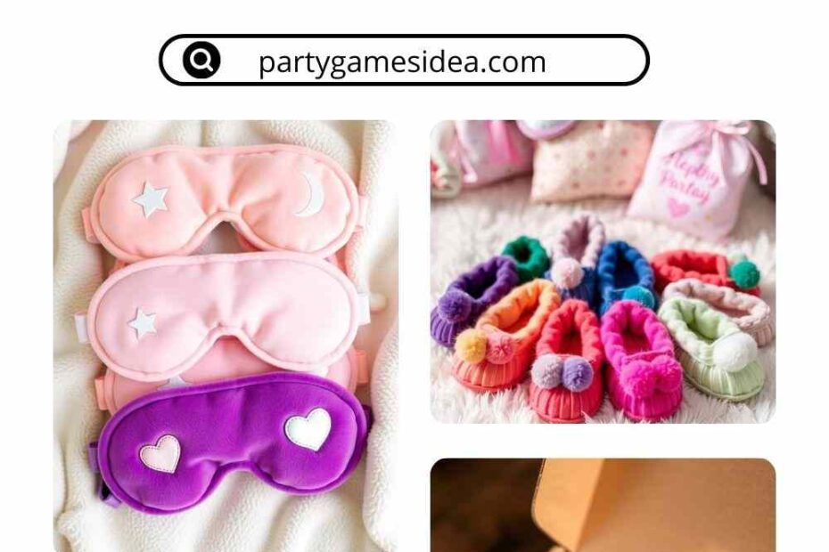 Sleepover Party Favors Ideas